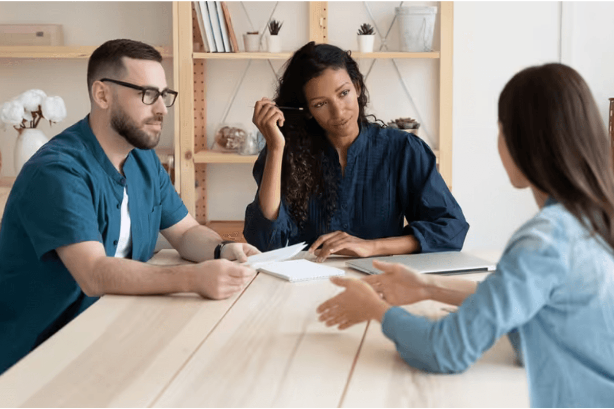 Business consultation meeting